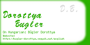 dorottya bugler business card