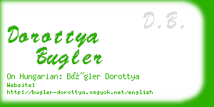 dorottya bugler business card